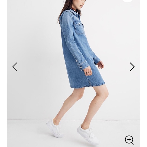 Madewell Denim Zip-Front Dress - Picture 3 of 10